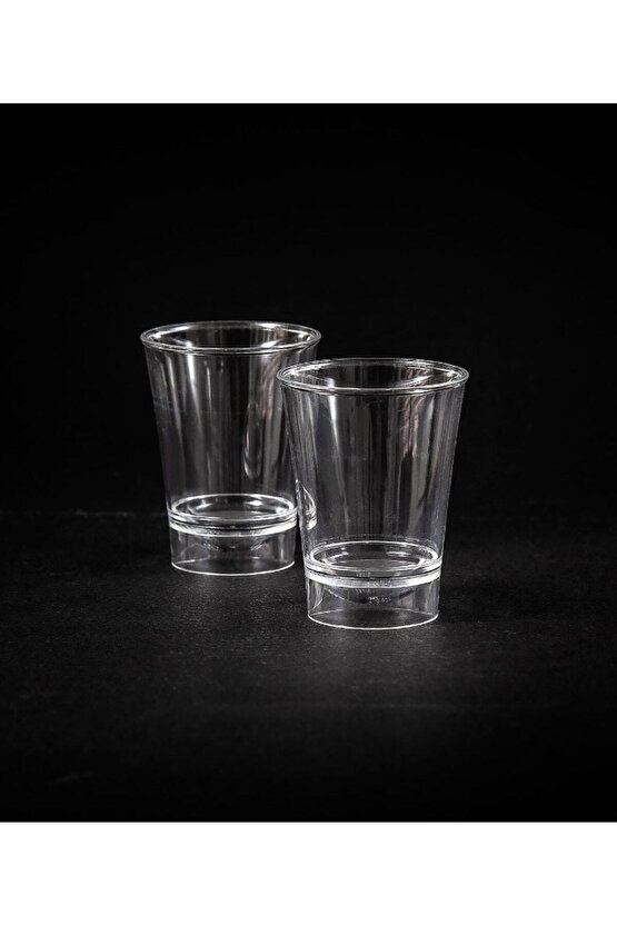 Plastik Kristal Bardak 60cc 40 Adet (1 Paket)