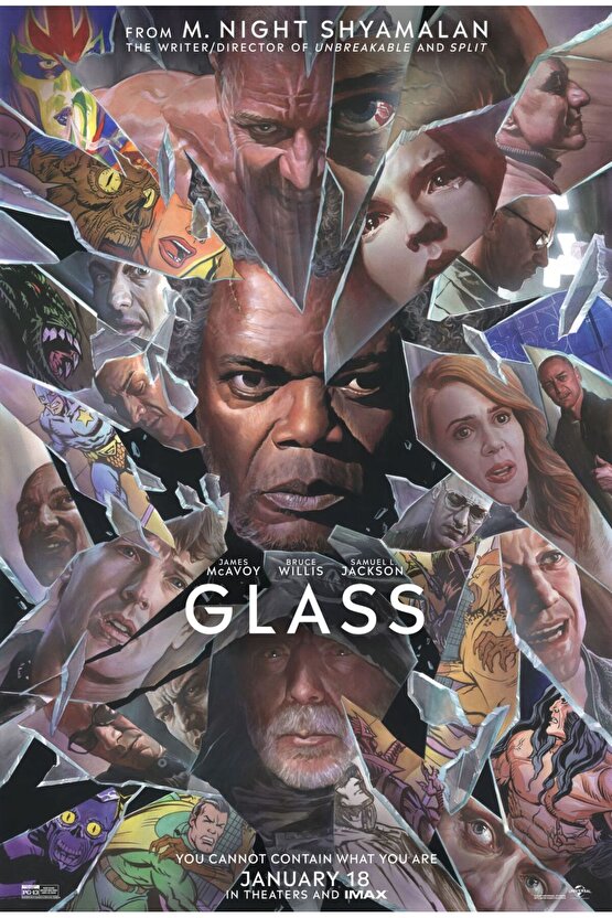 Glass (2019) 5 ( FOLYO ) - AFİŞ - POSTER-3083