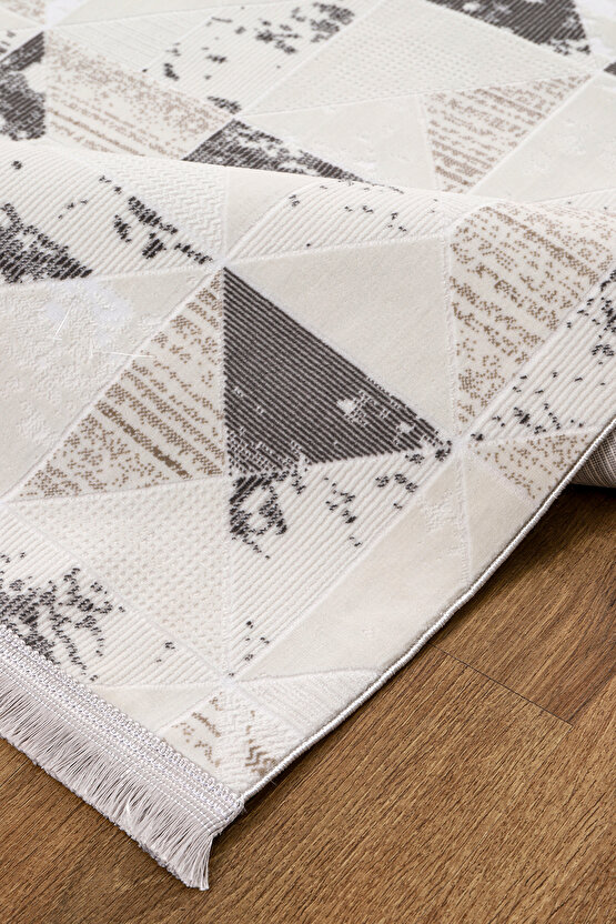 Bambu Saten Halı Kilim Salon Mutfak Koridor Yolluk Dokuma Makine Halısı Petra 1 Kahve