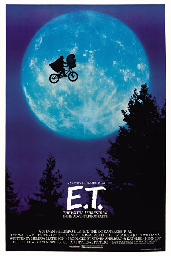 E.T. the Extra-Terrestrial (1982) ( FOLYO ) - AFİŞ - POSTER-2623