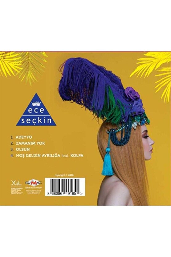 DMC - Ece Seçkin ( Zamanım Yok ) CD Ambalajında