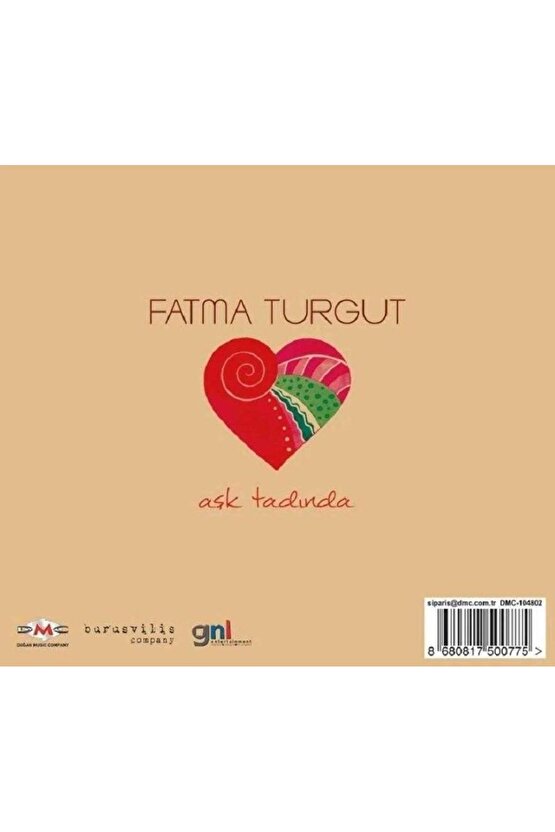 DMS - Fatma Turgut ( Aşk Tadında ) CD Ambalajında