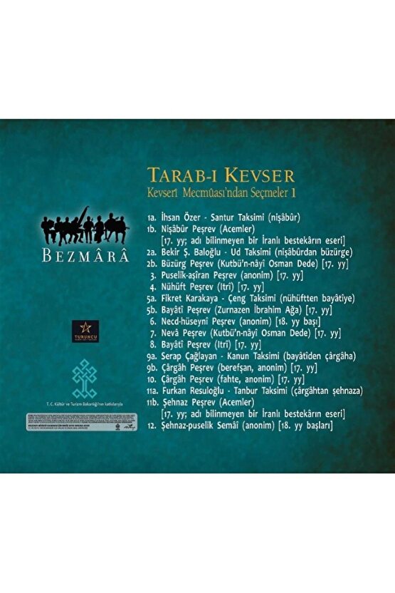 Bezmara ( Tarab-ı Kevser ) CD Ambalajında