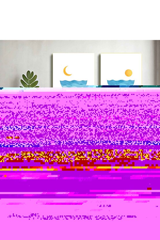 Matisse - Sanat - Soyut - Doğa - Ev - Yaşam ( 2 Li Çerçevesiz ) Poster - Afiş - Tablo NNHT401