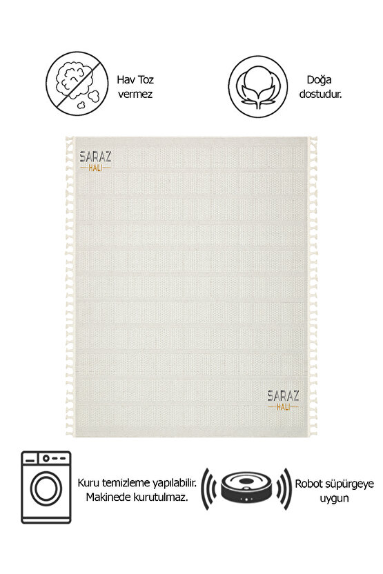 Bukle Beyaz Yumuşak Dokulu Halı Kilim Salon Mutfak Koridor Kesme Yolluk Dokuma Makine Halısı 11880