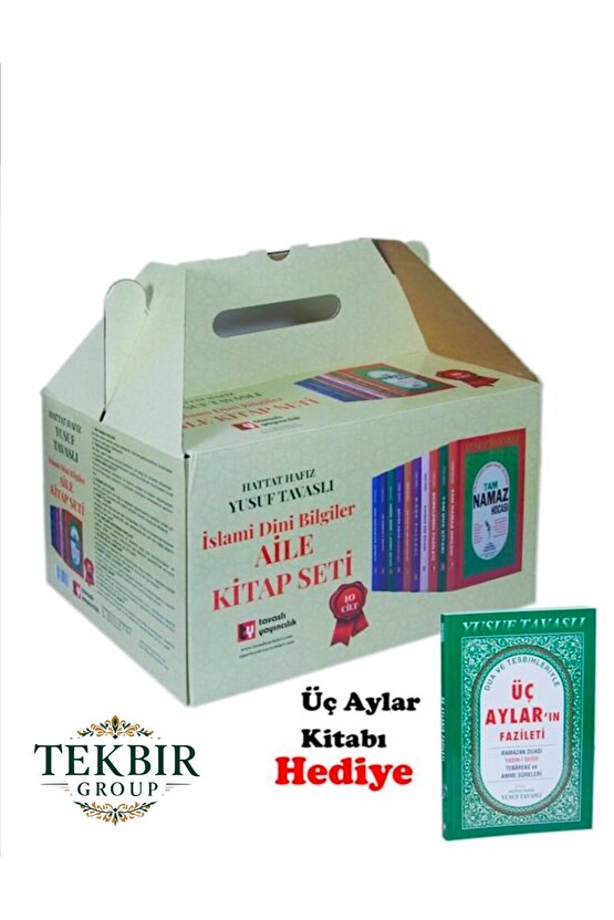 Yusuf Tavaslı Temel Dini Bilgiler Aile Seti - 10 Kitap Takım Kitap