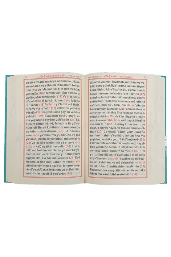 Türkçe Okunuşlu Mavi Kuranı Kerim - Hafız Osman 1.hamur