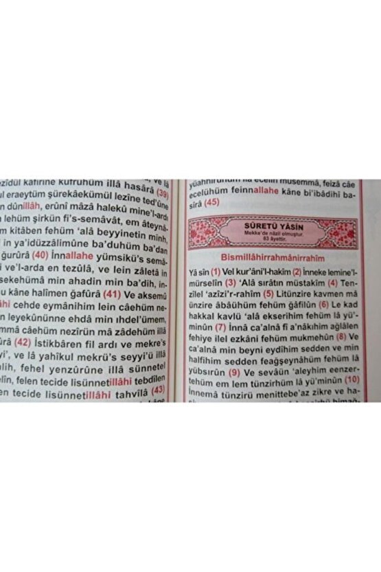 Türkçe Kuran-ı Kerim Latince