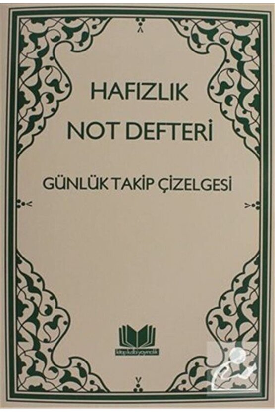 Hafızlık Not Defteri Günlük Takip Çizelgesi