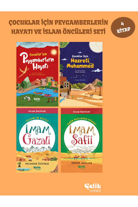 Çocuklar İçin Peygamberlerin Hayatı - Hazreti Muhammed ve İslam Öncüleri Seti 4lü Set