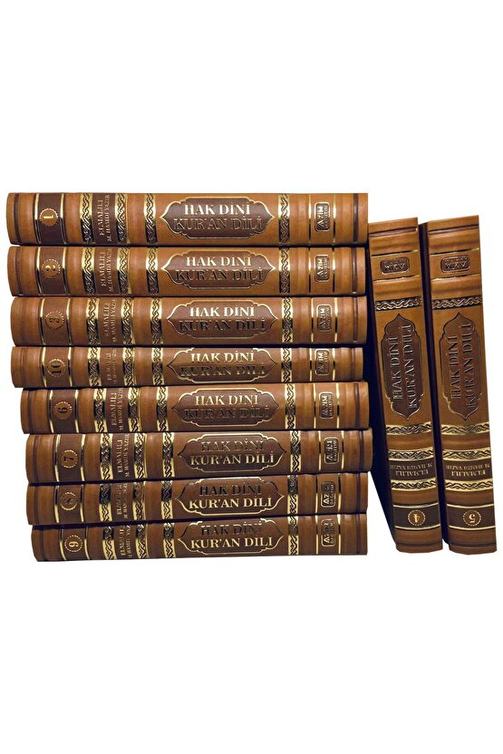 Hak Dini Kuran Dili Elmalı Tefsiri - 10 Ciltli Termo Deri Ciltli - Güncellenmiş 40. yıl Özel Baskı