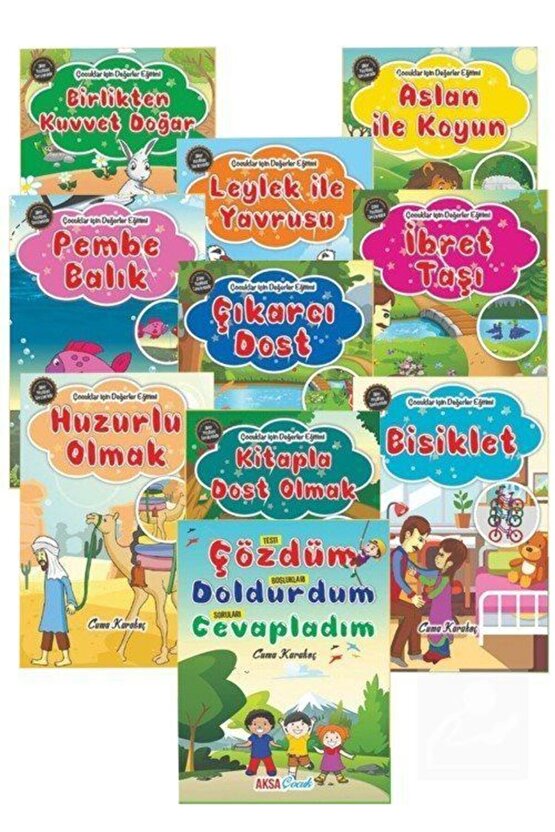 Çocuklar Için Hikayelerle Değerler Eğitimi (10 KİTAP TAKIM)
