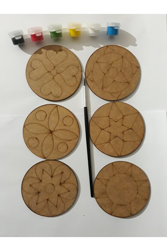 Beceri Geliştiren Mandala Boyama Obje Seti