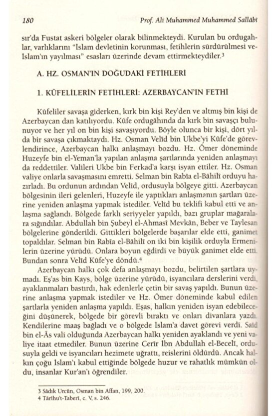 Hz. Osman, Ali Muhammed Sallabi, Karton Kapak, Ravza