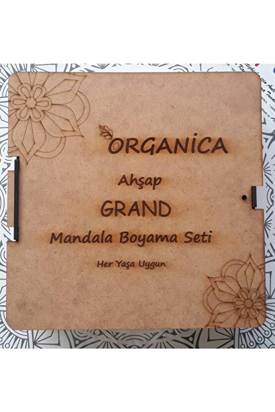 Sürprizli Mandala Boyama Seti 20 x 20 cm