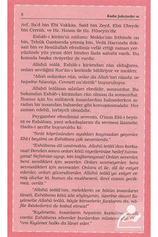 Kadın Şahsiyetler ve Hanım Sahabiler