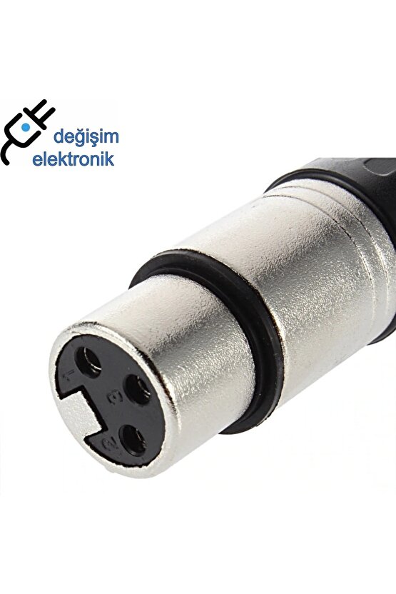 Mikrofon Jackı Canon Dişi Fiş 1 Adet