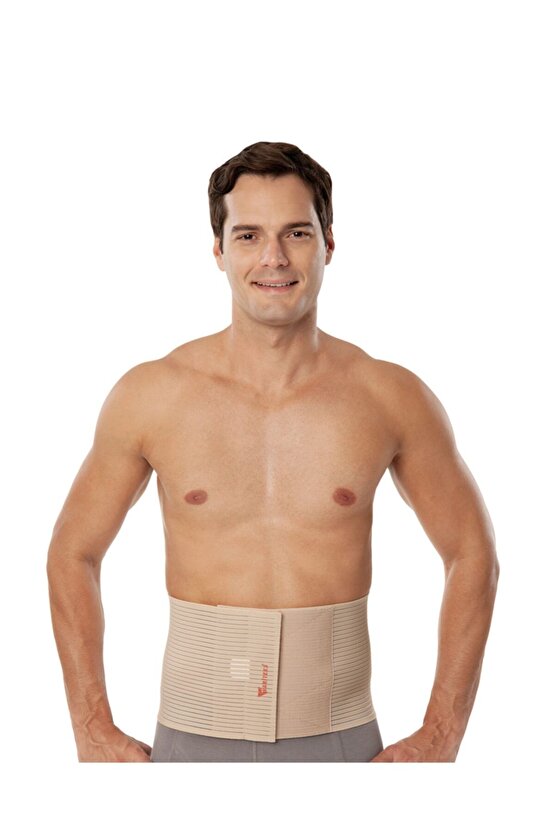 Unisex Bej Abdominal Korse 20cm