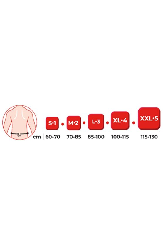 Unisex Bej Abdominal Korse 20cm