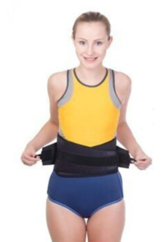 Pratik Bel Desteği Özel Pedli Korse Çift Cırtlı 890