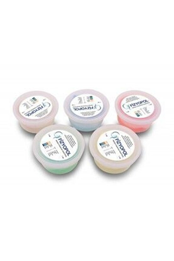Putty,Fizik Tedavi El Egzersiz Hamuru, 3 Oz, 5 Renk 85 Gr SetTheraflex
