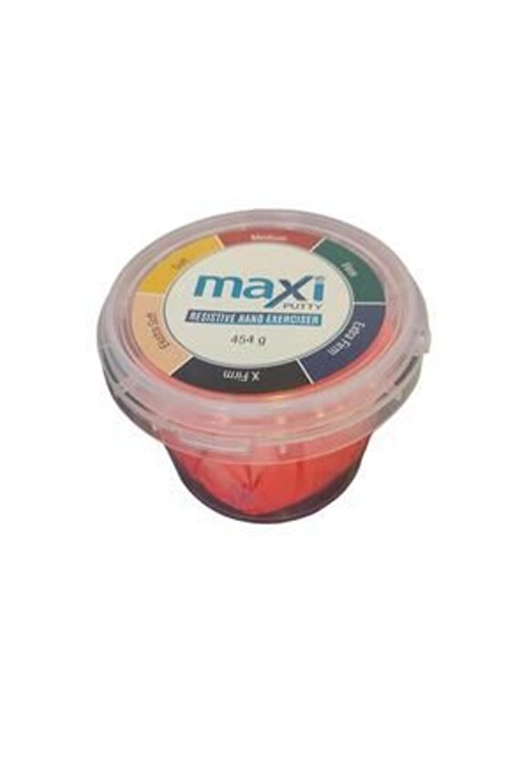 Maxi Putty El EgzersizHamuru 454 gr Kırmızı Renk ( hafif)