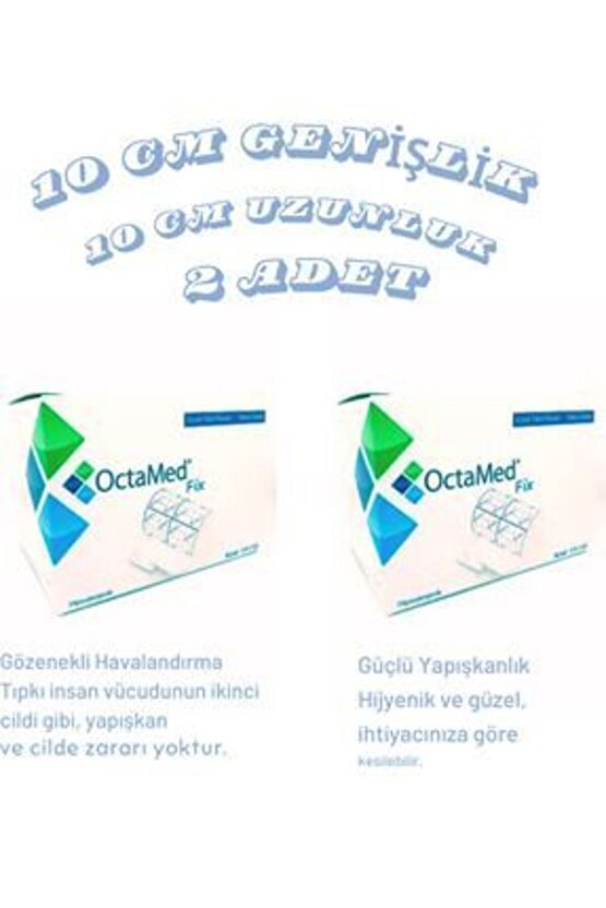 Esnek Flaster 10m X 10 cm 2 Adet Hipoalerjenik (fix)