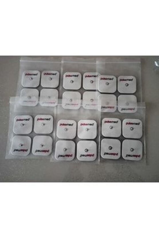 Çıtlı Yedek Elektrot 5x5 Tens Pedi 4 Lü ( 6 Paket )Tens Cihazı Çıt