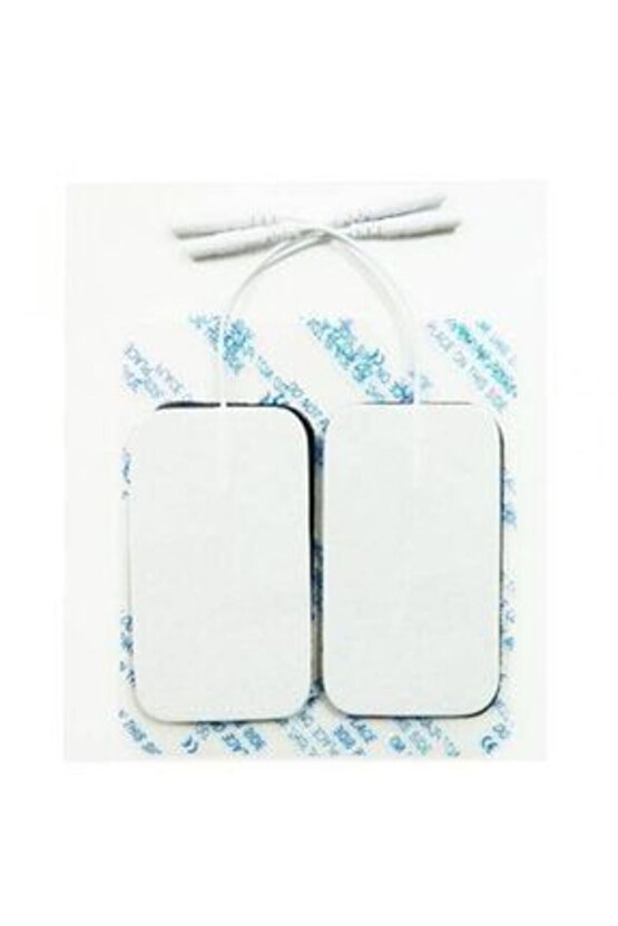 Yedek Elektrot 5x9 Tens Pedi 4 Lü ElektrodTens Cihazı Kablolu