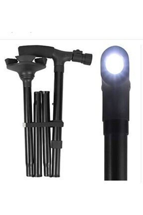 LED IŞIKLIKATLANABİLİR KAYMAZ BASTON