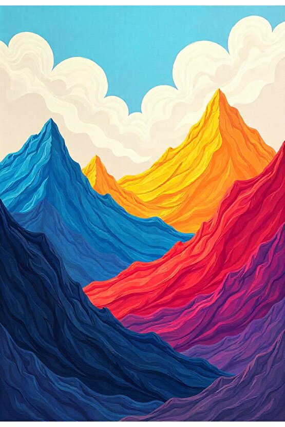 Matisse - Boho - Art Deco - Soyut - Doğa ( 3 lü Çerçevesiz ) Poster - Afiş - Tablo KR2C00295