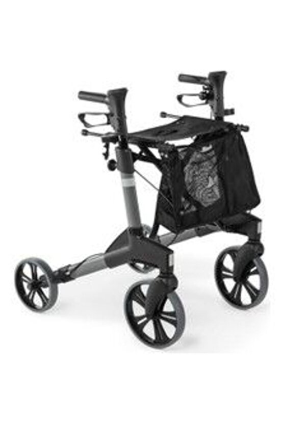 Rollatör Hasta Yürüteçi 4 Ayaklı Oturaklı Frenli