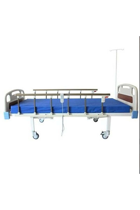 Motorlu ABS Başlıklı Hasta Karyolası + 4 Parça Yatak