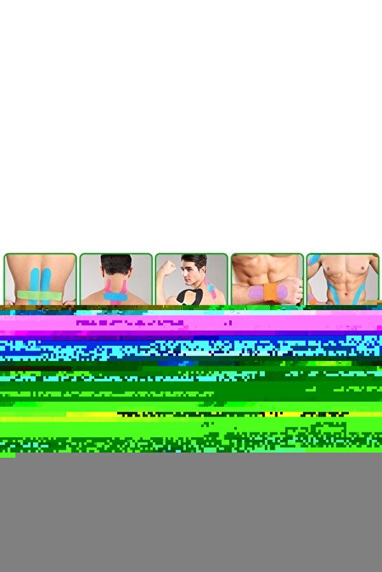 Vzn Kinesiology Ağrı Bandı 5 Cm X 5 Metre Siyah