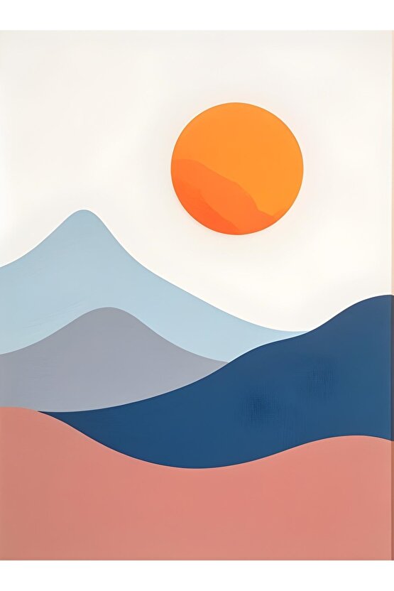 Matisse - Boho - Art Deco - Soyut - Doğa ( 3 lü Çerçevesiz ) Poster - Afiş - Tablo KR2C01092