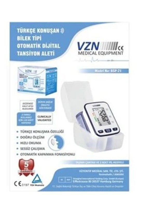 Bilekten Ölçer Konuşan Tansiyon Aleti