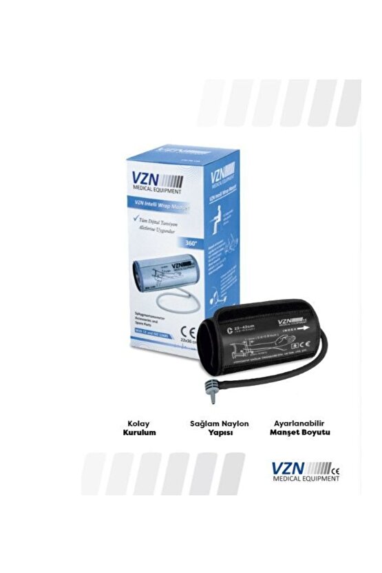 Dijital Tansiyon Aleti Yedek Manşon - Intelli Warp Manşet