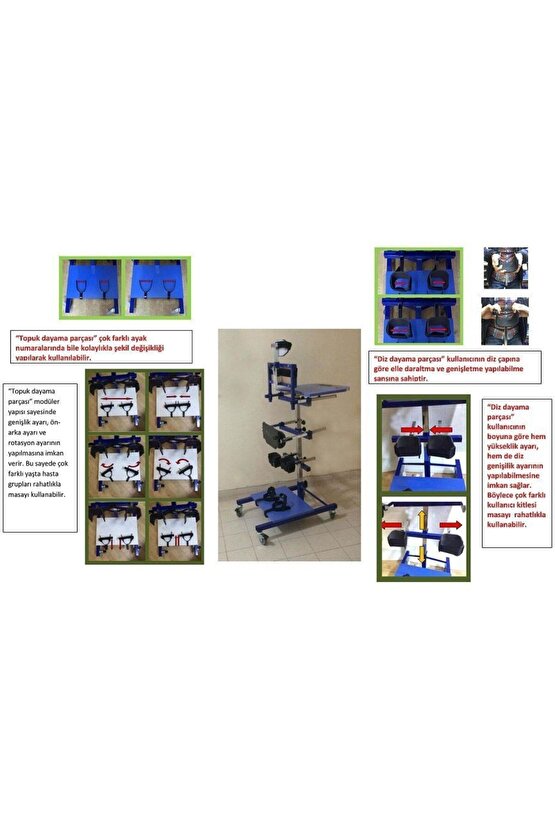 Ayakta Durma Sehpası Sırt ve Baş Boyun Destekli 4-7 Yaş Arası