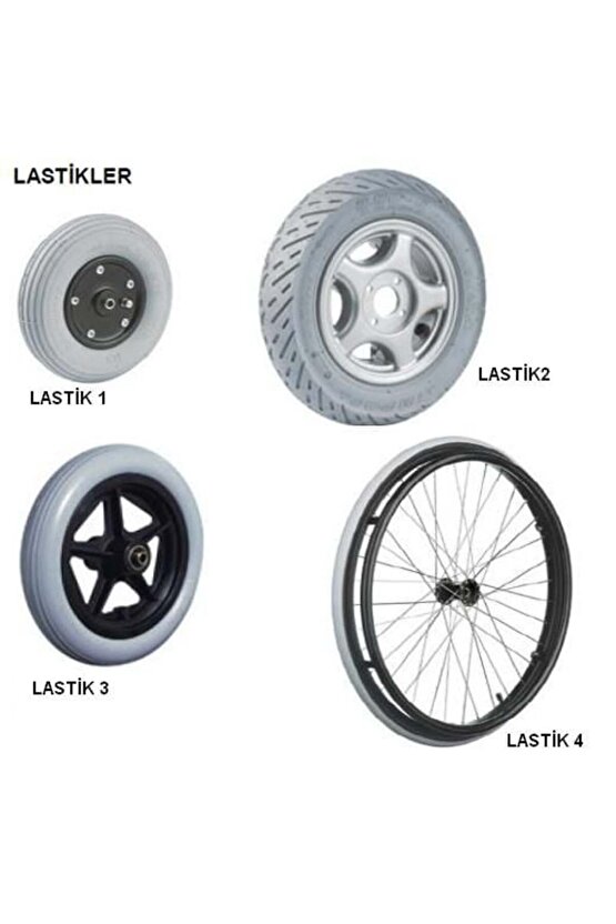 Manuel Tekerlekli Sandalye Tekerlekleri