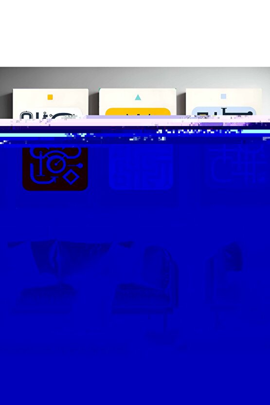 Matisse - Boho - Art Deco - Soyut - Doğa ( 3 lü Çerçevesiz ) Poster - Afiş - Tablo KR2C01060