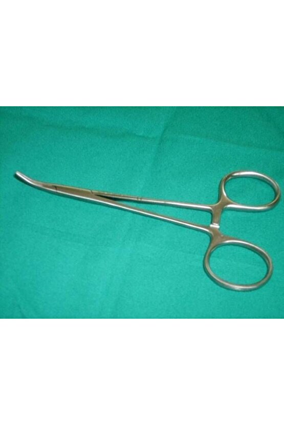 MTI Technische Cerrahi Pens Mosquito Eğri 12.5 cm