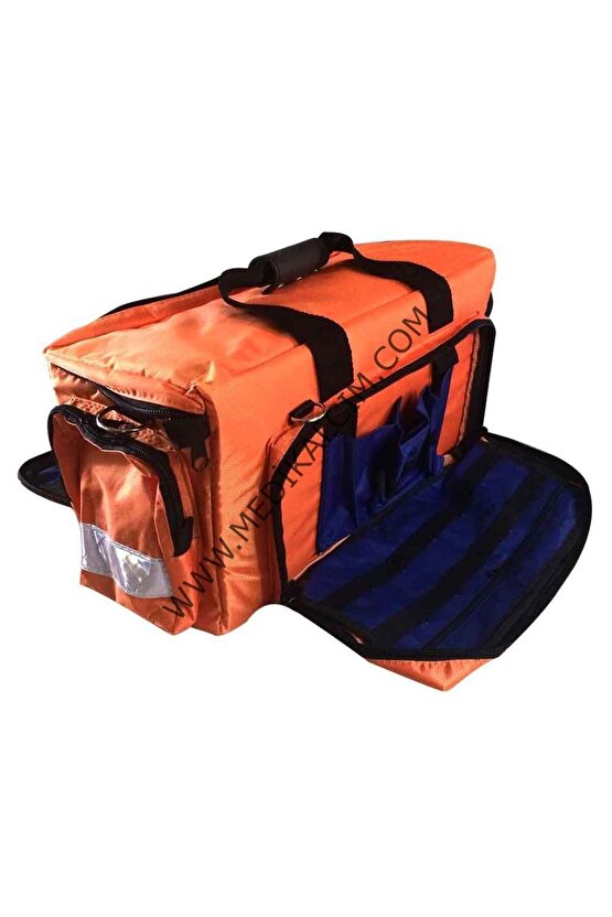 İlk Yardım Çantası Turuncu Çok Gözlü Büyük