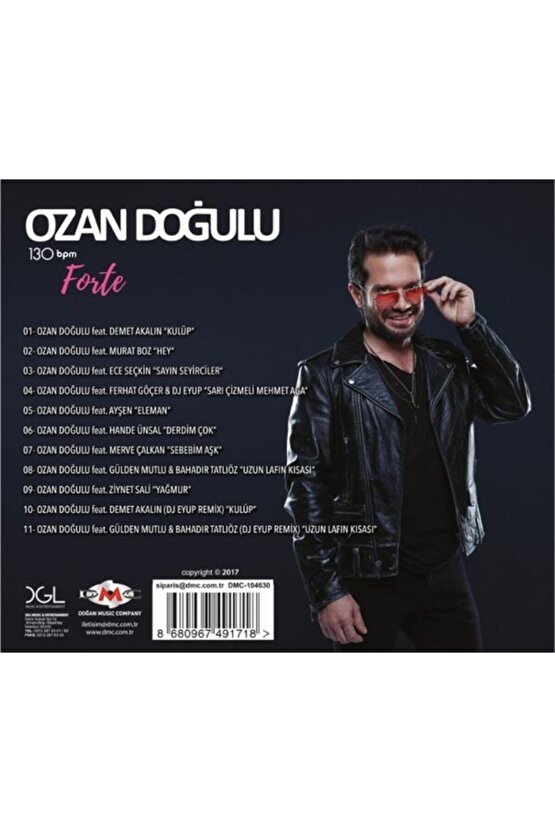 Ozan Doğulu  130 Bpm Forte Pop Albümü Cd