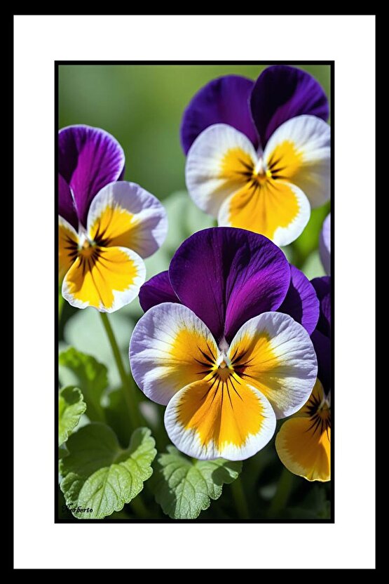 Su Çiçekleri Digital Art ( ÇERÇEVESİZ - ÇERÇEVE YOKTUR ) ( ULTRA HD ) FOLYO AFİŞ - POSTER