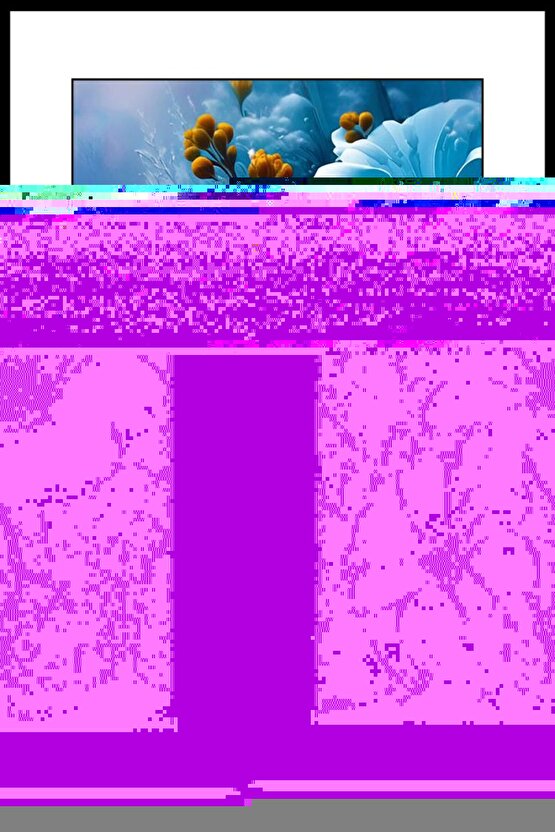 Mavi Renkli Çiçekler Digital Art ( ÇERÇEVESİZ - ÇERÇEVE YOKTUR ) ( ULTRA HD ) FOLYO AFİŞ - POSTER