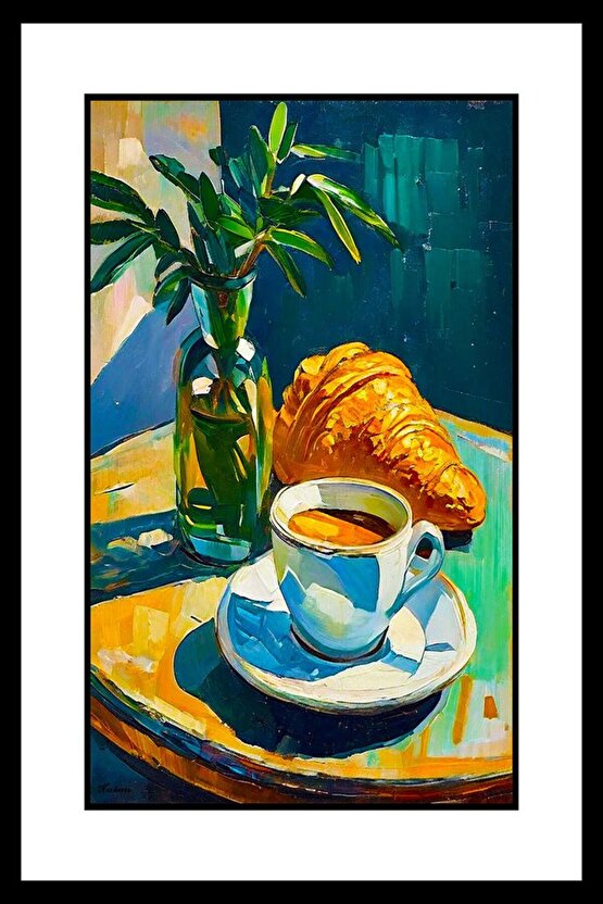Çay Keyfi Digital Art ( ÇERÇEVESİZ - ÇERÇEVE YOKTUR ) ( ULTRA HD ) FOLYO AFİŞ - POSTER