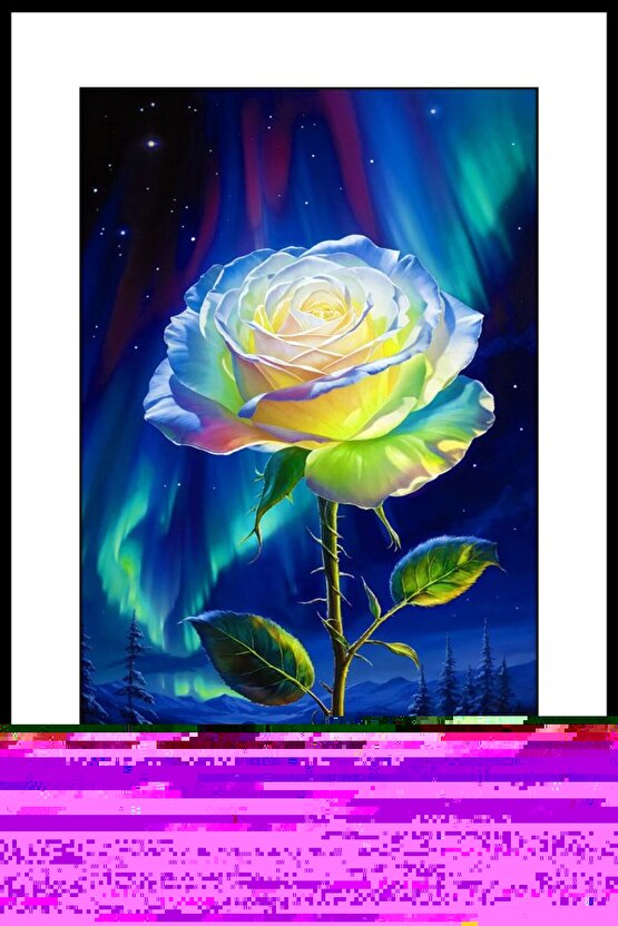 Tomurcuk Çiçekleri Digital Art ( ÇERÇEVESİZ - ÇERÇEVE YOKTUR ) ( ULTRA HD ) FOLYO AFİŞ - POSTER