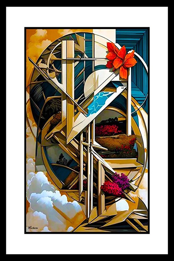 Modern Çizim Digital Art ( ÇERÇEVESİZ - ÇERÇEVE YOKTUR ) ( ULTRA HD ) FOLYO AFİŞ - POSTER