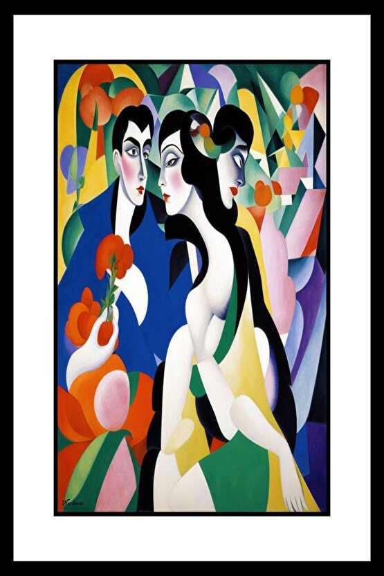 Aşıklar Matinesi Digital Art ( ÇERÇEVESİZ - ÇERÇEVE YOKTUR ) ( ULTRA HD ) FOLYO AFİŞ - POSTER