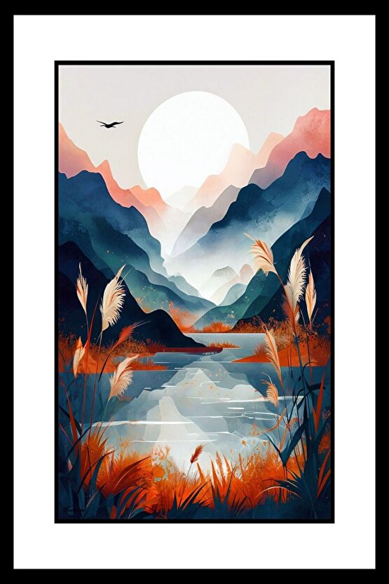 Vadideki Sessizlik Digital Art ( ÇERÇEVESİZ - ÇERÇEVE YOKTUR ) ( ULTRA HD ) FOLYO AFİŞ - POSTER